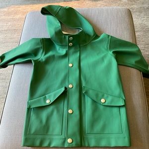 Hanna Andersson green rain jacket size 90 (3T)